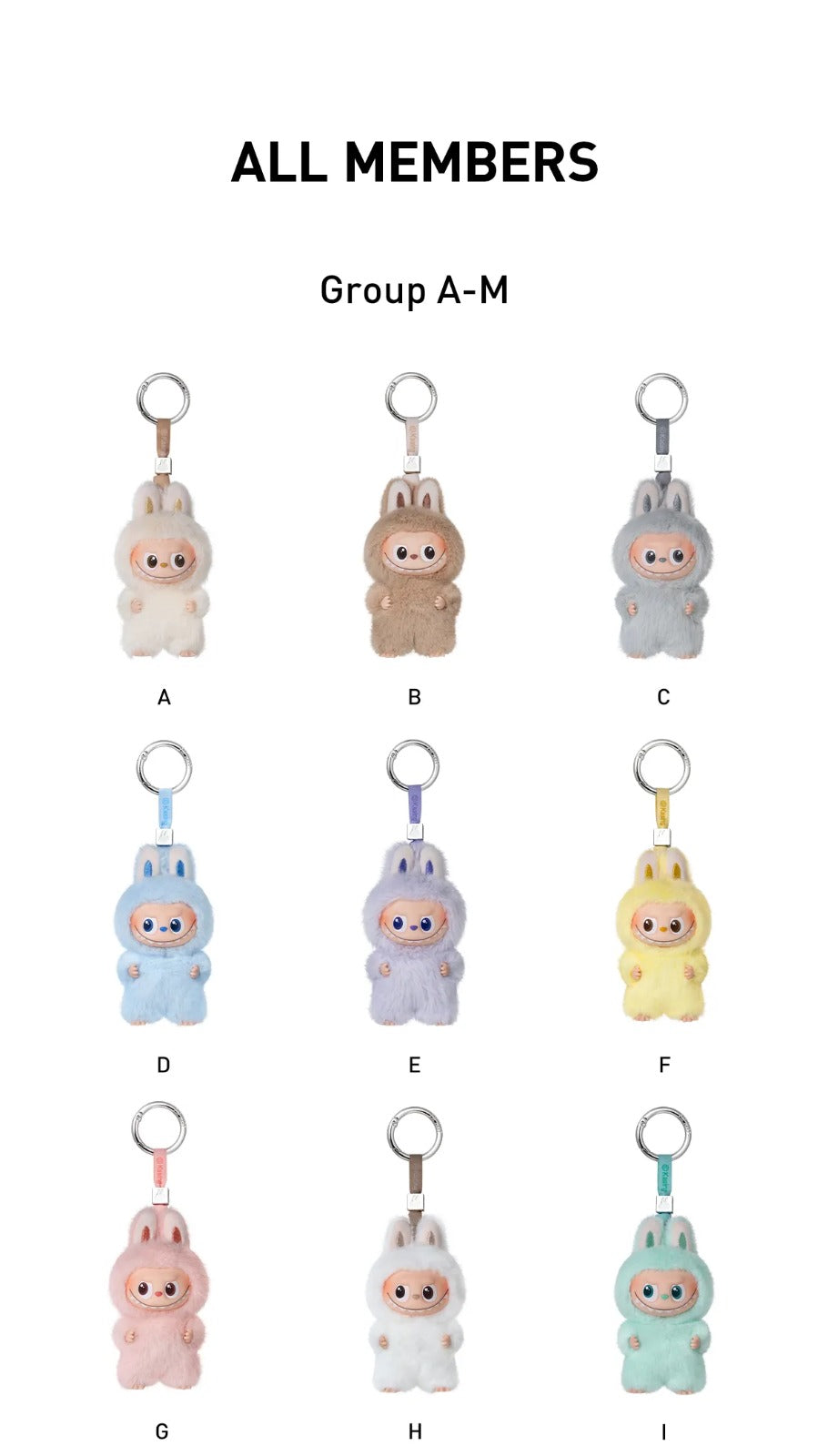 Popmart Labubu Pin for Love Series (A–M) Blind Box A B C D E F G H I