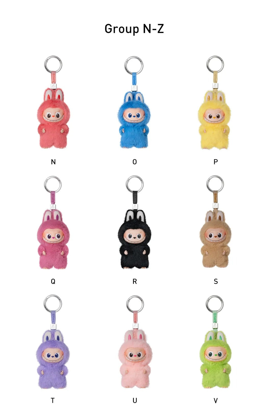 Popmart Labubu Pin for Love Series (N-Z) Blind Box N O P Q R S T U V
