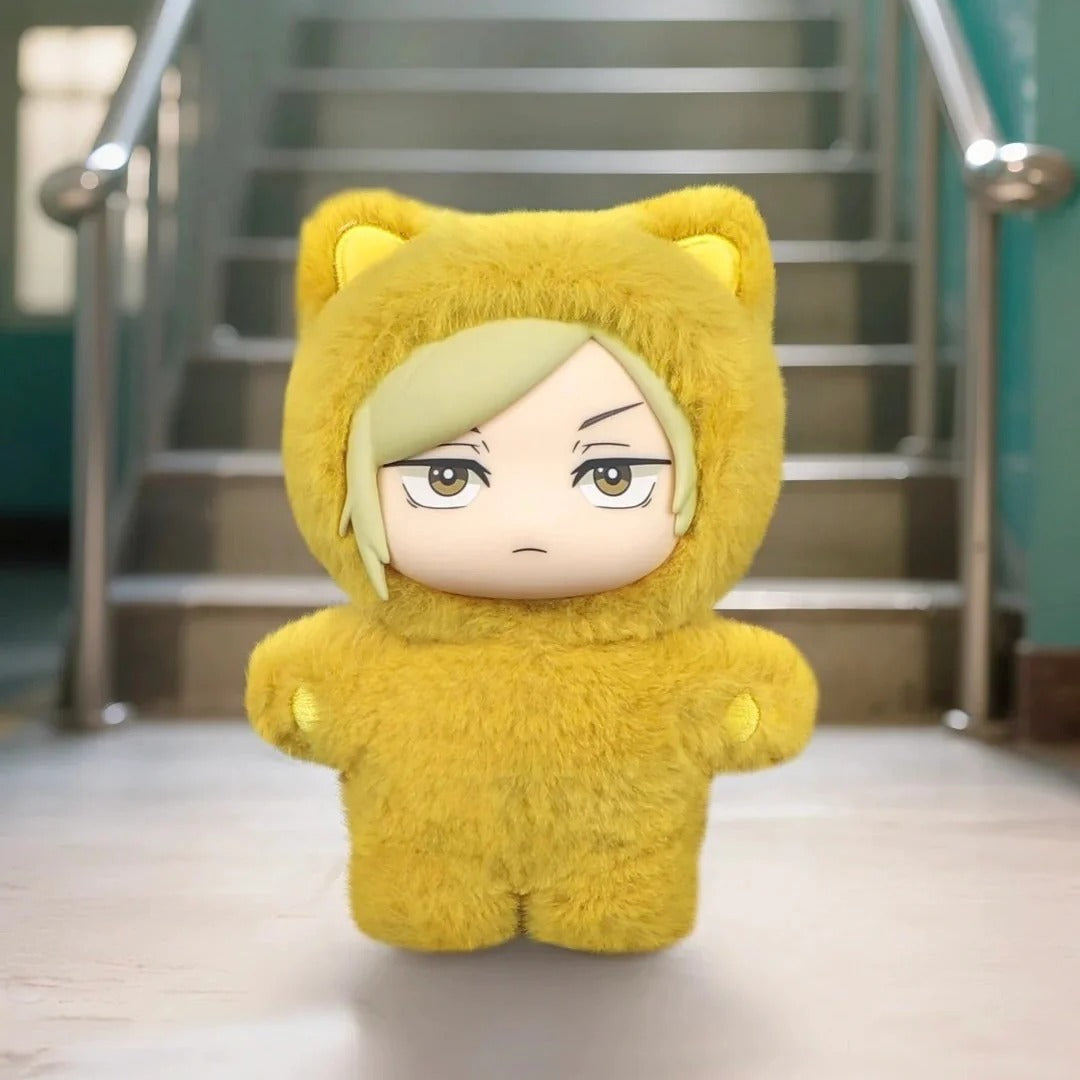 TOP TOY - Jujutsu Kaisen Cat Ear Plush Keychains Blind Box Kento Nanami opened box