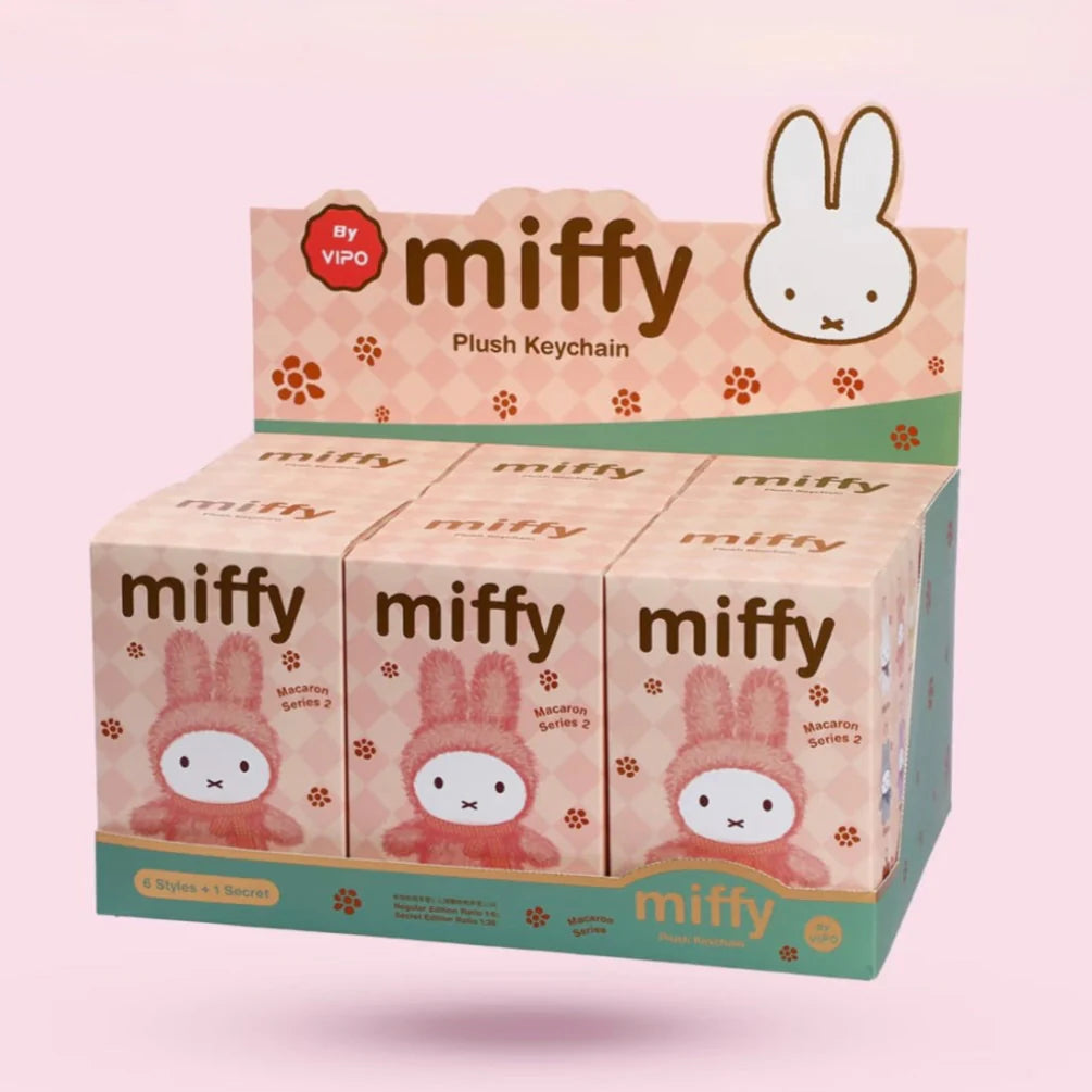 VIPO x Miffy Plush Blind Box - Macaron Series 2