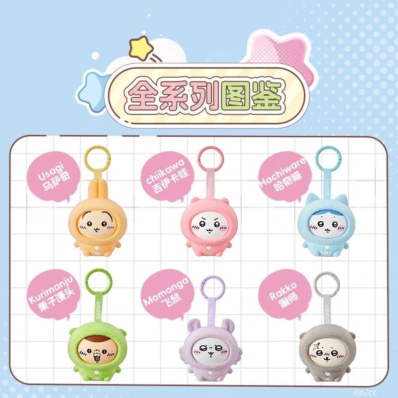 Miniso x Chiikawa | Vinyl Series Nightwear Facial Changing Blind Box (6 Types)