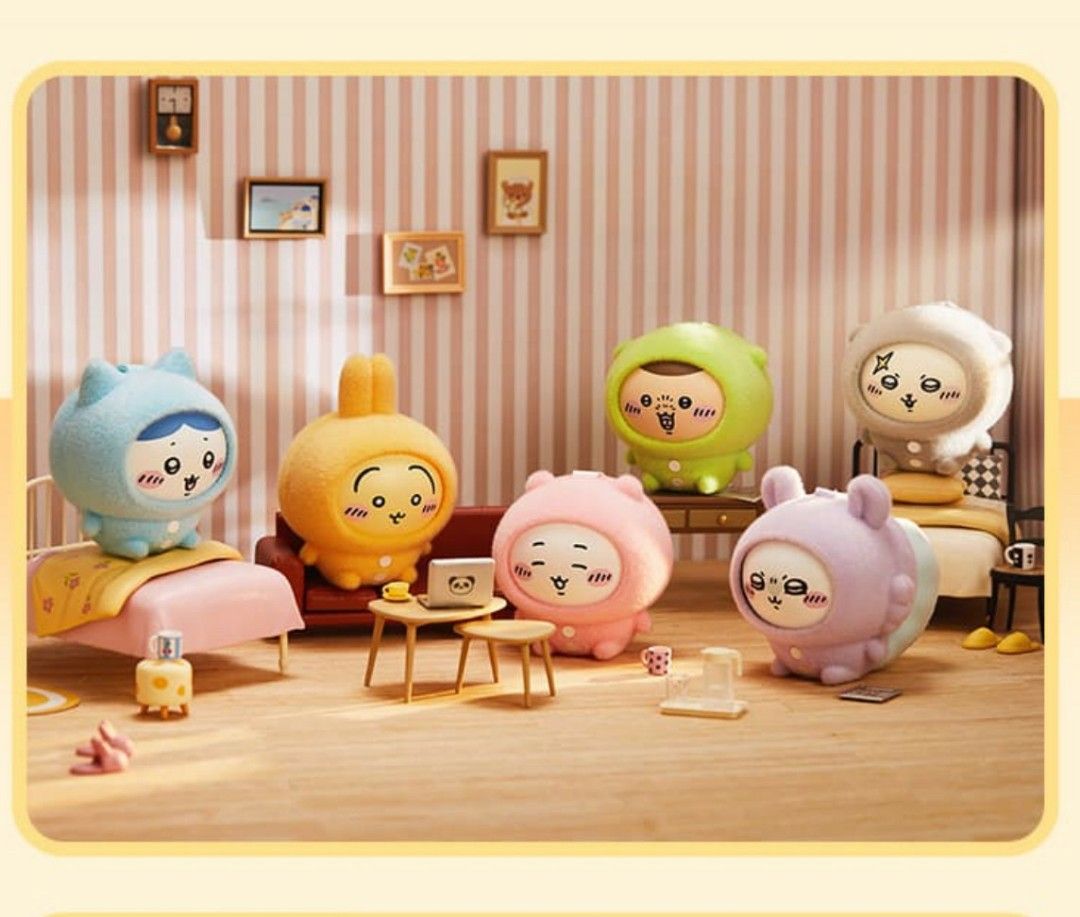 Miniso x Chiikawa | Vinyl Series Nightwear Facial Changing Blind Box (6 Types)