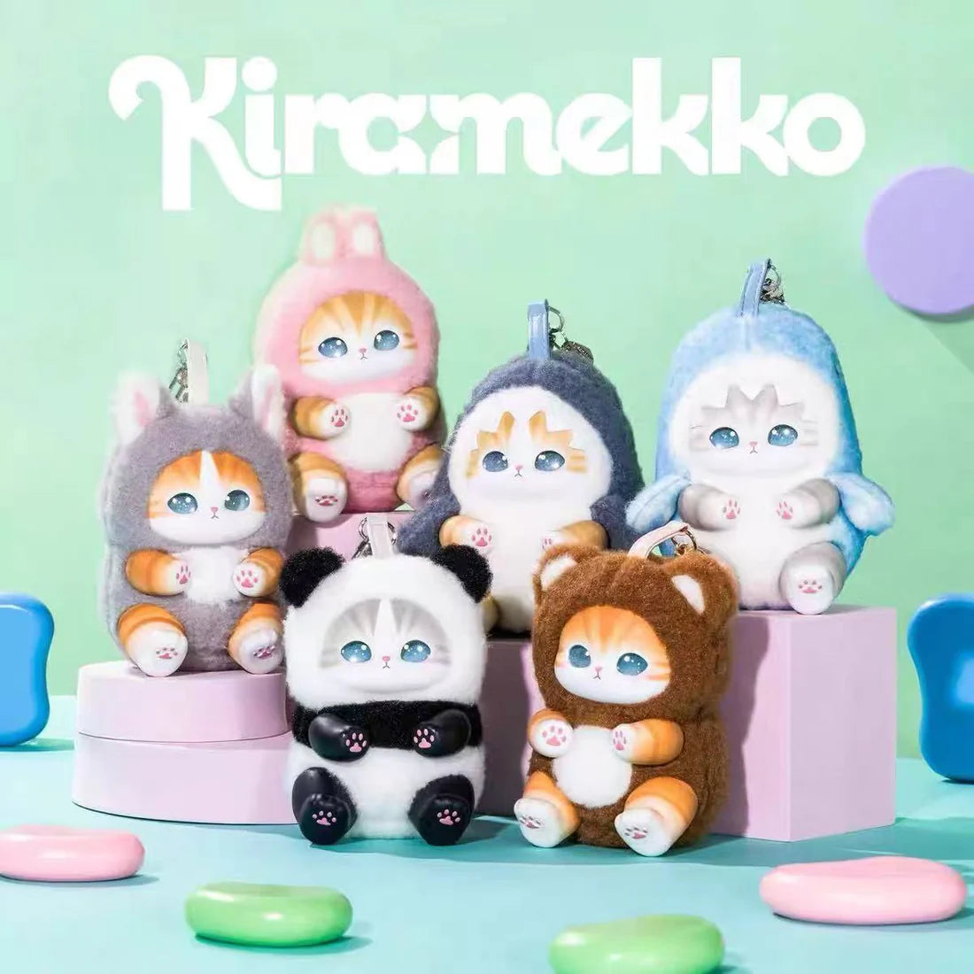 Mofusand x Kiramekko Fluffy Kittens Blind Box