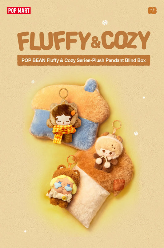 POP BEAN Fluffy & Cozy Series Plush Pendant Blind Box