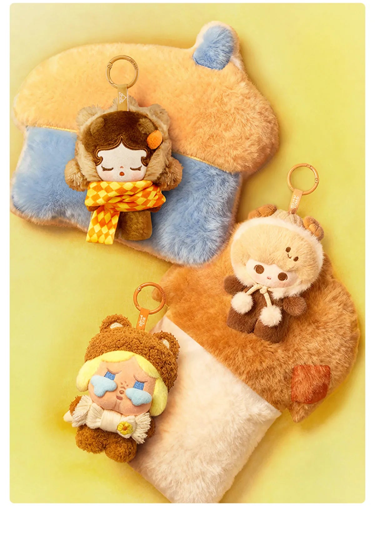POP BEAN Fluffy & Cozy Series Plush Pendant Blind Box