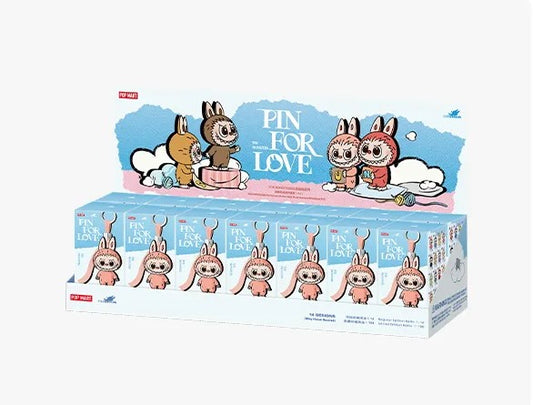 Popmart Labubu Pin for Love Series (N-Z) Blind Box Set