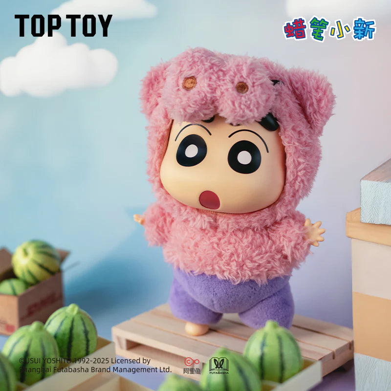 TOP TOY x Crayon Shin-chan Dress Up Party Series Vinyl Plush Keychains Blind Box