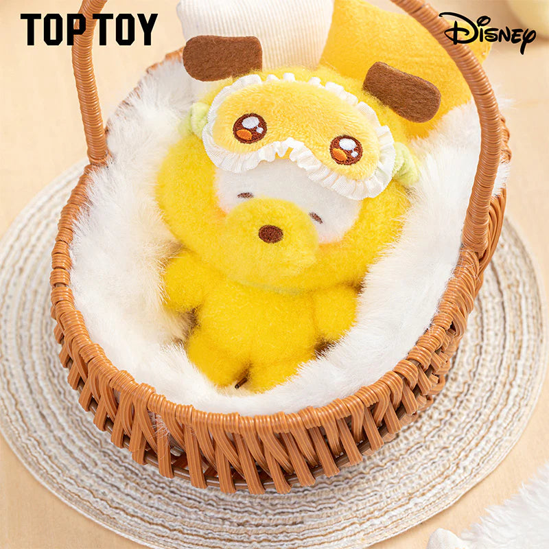 TOP TOY x Disney Squinting Sleepwear Series Plush Keychains Blind Box