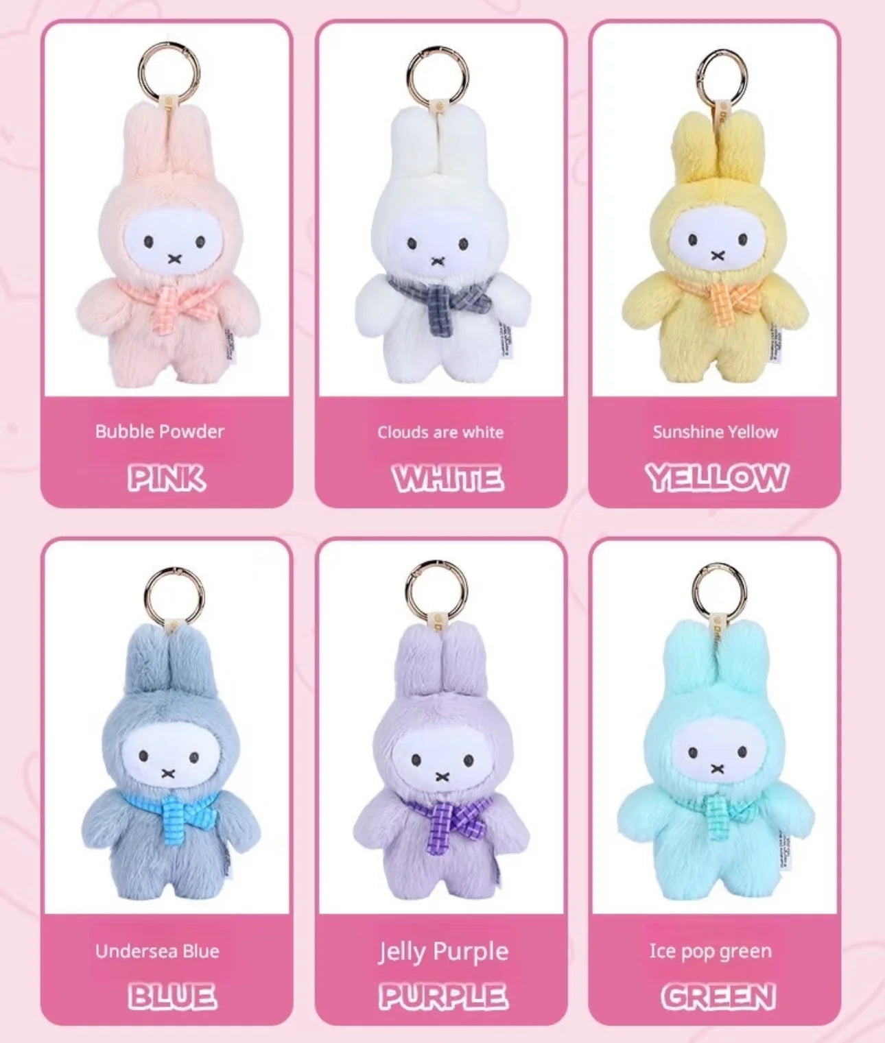 VIPO x Miffy Plush Blind Box - Macaron Series 2